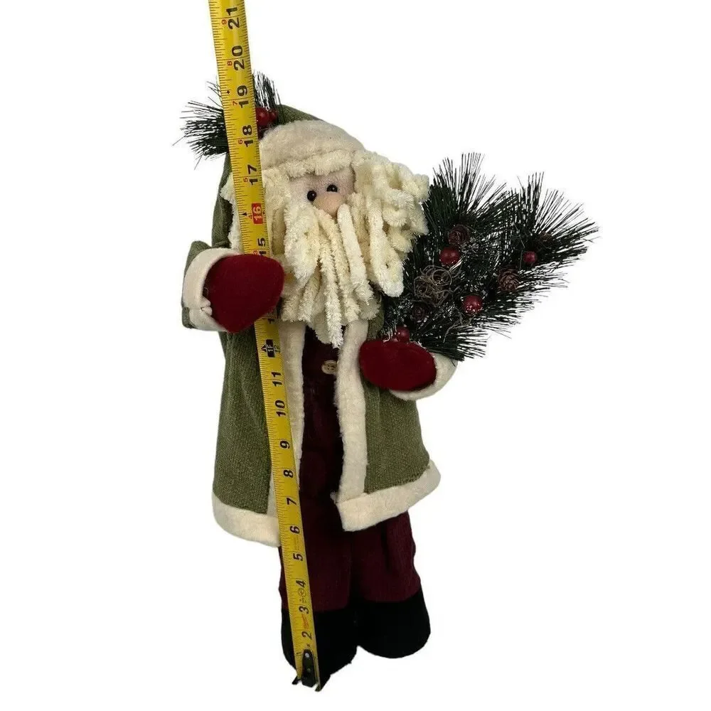 Santa Handmade Farmhouse Country Rustic Christmas Holiday 19” Tall